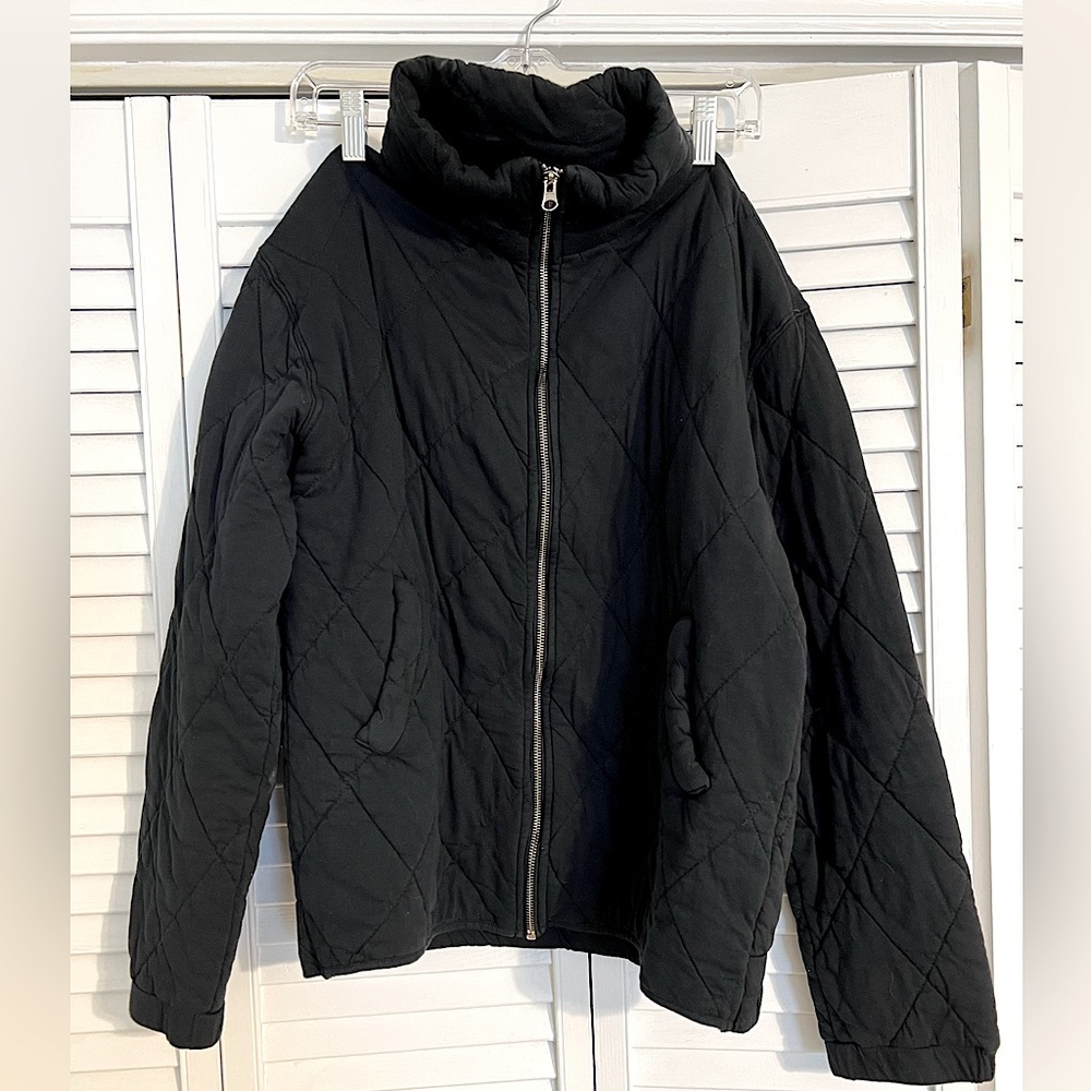 Black Quilted Wild Fable Jacket
